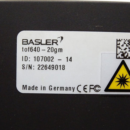 Basler Time-of-Flight Camera tof640-20gm 107002 -14 - Maranos.de