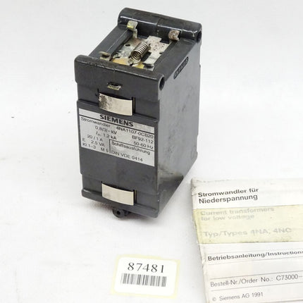 Siemens Stromwandler 4NA1107-0CB20 - Maranos.de