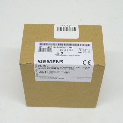 Siemens 6AG1195-7HB00-7XA0 Siplus 6AG1 195-7HB00-7XA0 NEU-OVP versiegelt - Maranos.de