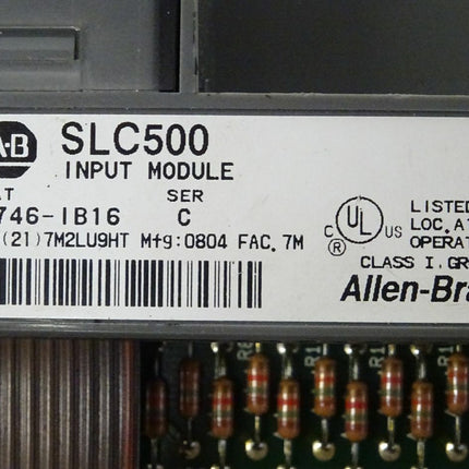 Allen-Bradley 1746-IB16 Input Module SLC500 Ser. C - Maranos.de