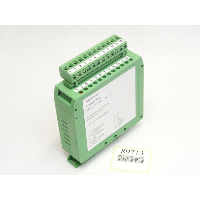 Stefan Badur electronic Filter-Modul V1.0 / K.E0001.896.18.00 - Maranos.de