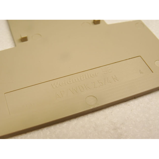 Weidmüller Abschlussplatte 1084000000 AP/WDK2,5/4N Inhalt :17 Stück / Neu - Maranos.de