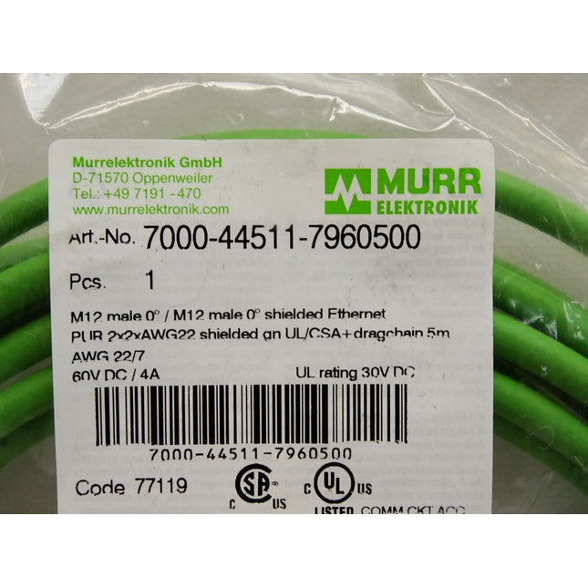Murr Elektronik Kabel 7000-44511-7960500 / Neu OVP - Maranos.de