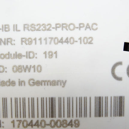 Rexroth R911170440-102 R-IB IL RS232-PRO-PAC - Maranos.de