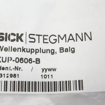 Sick Wellenkupplung, Balg KUP-0606-B / 5312981 / Neu OVP - Maranos.de