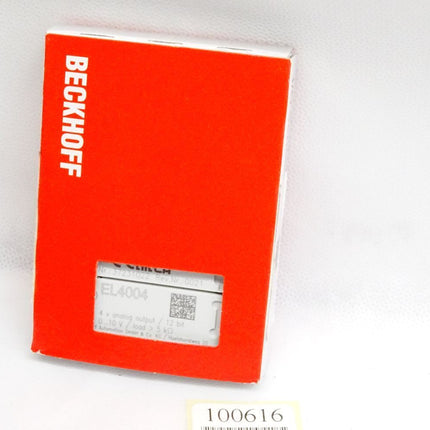 Beckhoff EL4004 Rev.0021 analoge Ausgangsklemme / Neu OVP versiegelt - Maranos.de