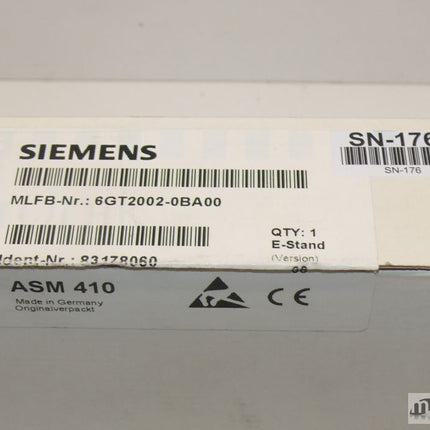 NEU-OVP Siemens 6GT2002-0BA00 Moby-I 6GT2 002-0BA00 E: 08 Anschaltung - Maranos.de