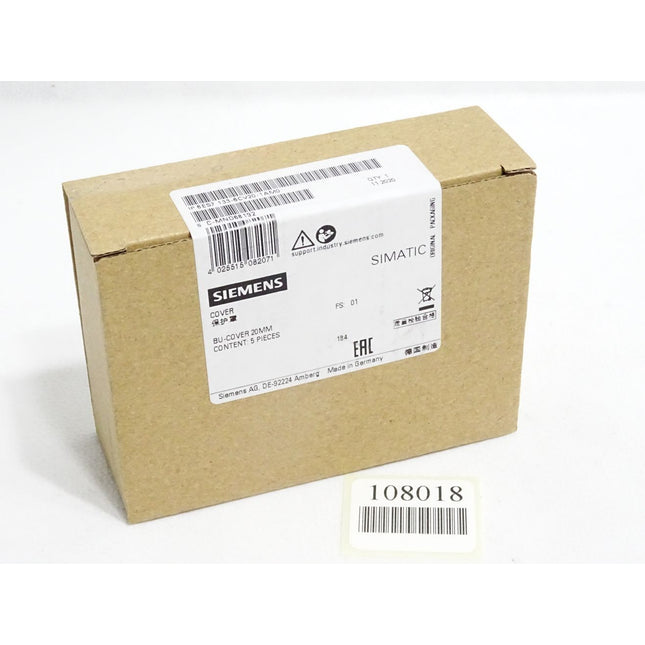 Siemens Simatic 6ES7133-6CV20-1AM0 6ES7 133-6CV20-1AM0 / Inhalt:5 BU-Cover / Neu OVP versiegelt - Maranos.de