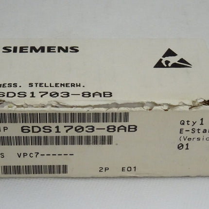 Siemens 6DS1703-8AB Teleperm Messstellenerweiterung 6DS1 703-8AB NEU-OVP - Maranos.de