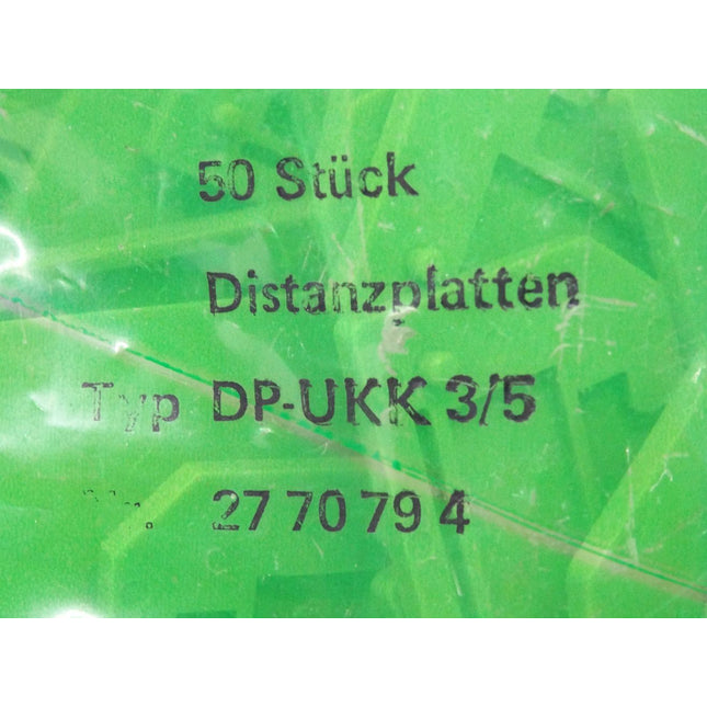 Phoenix Contact Distanzplatten DP-UKK3/5 / 2770794 / Inhalt : 50 Stück / Neu OVP - Maranos.de