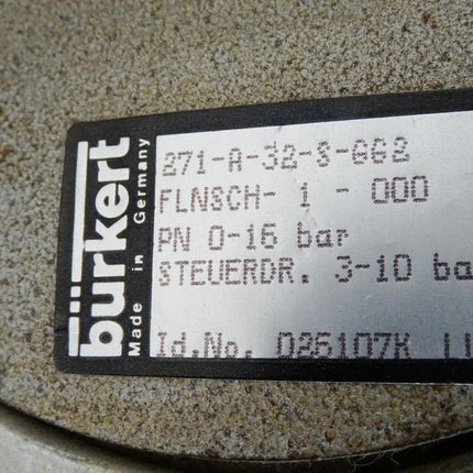 Burkert 271-A-32-S-GG2 FLNSCH-1-000 / PN0-16bar - Maranos.de