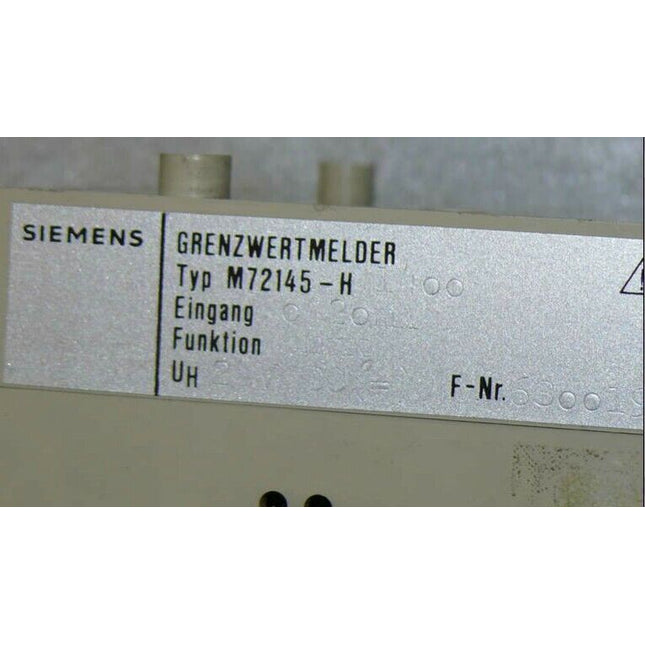 Siemens Grenzwertmelder M 72145-H 1400 / M72145-H1400 - Maranos.de