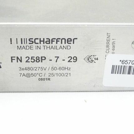Schaffner FN 258P-7-29 Entstörfilter Netzfilter FN 258P 3x480/275V - Maranos.de