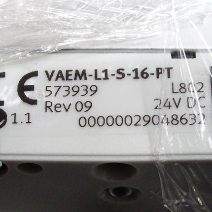 Festo Ventilinsel VTUG-14-VRPT-S8-B1T-Q10-U-Q6S-AA6JLL 573606  573939 VAEM-L1-S-16-PT / Neu - Maranos.de