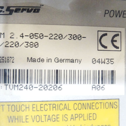 Indramat TVM2.4-050-220/300-W1/220/380 R911251872 TVM Supply Module / Neuwertig OVP - Maranos.de