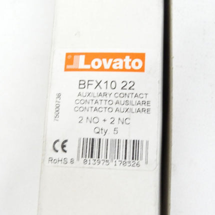 Lovato BFX10 22 / 2NO+2NC / Inhalt : 5 Stück / Neu OVP - Maranos.de