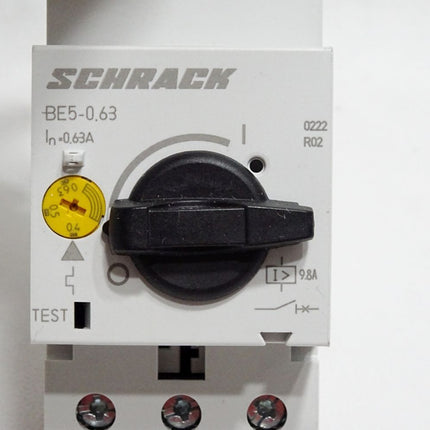 Schrack Motorschutzschalter BE500630 BE5-0,63 / Neu OVP - Maranos.de