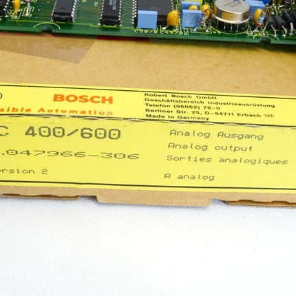 Bosch Analog Output 1070047966-306 / Neu OVP - Maranos.de