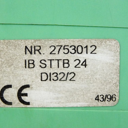 Phoenix Contact Ersatzklemmteil 2753012 IB STTB 24 DI 32/2 - Maranos.de