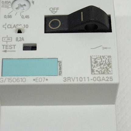 SIEMENS 3RV1011-0GA25 SIRIUS LEISTUNGSSCHALTER - Maranos.de