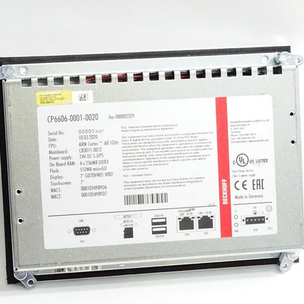 Beckhoff CP6606-0001-0020 Economy-Panel-PC 7" - Maranos.de