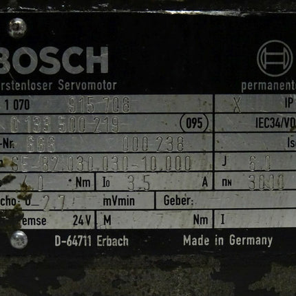 Bosch SE-B2.030.030-10.000 Bürstenloser Servomotor  3000 Rpm - Maranos.de