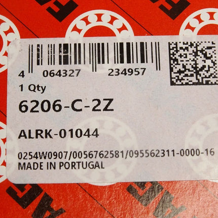 FAG Rillenkugellager 6206-C-2Z / Neu OVP - Maranos.de