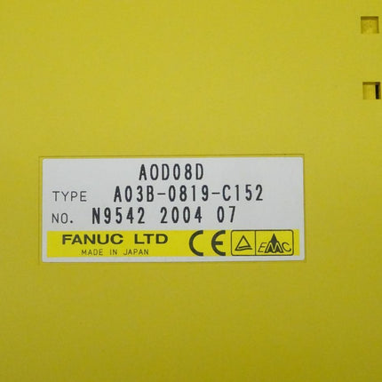 Fanuc AOD08D digitale Ausgabeeinheit A03B-0819-C152 // N9542 2004 07 - Maranos.de