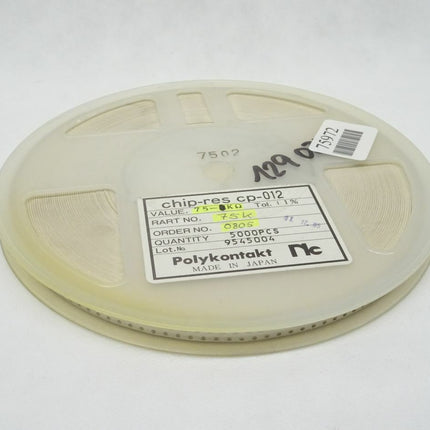 5000x SMD Widerstand 75K Ohm  / 0805 / 1% - Maranos.de