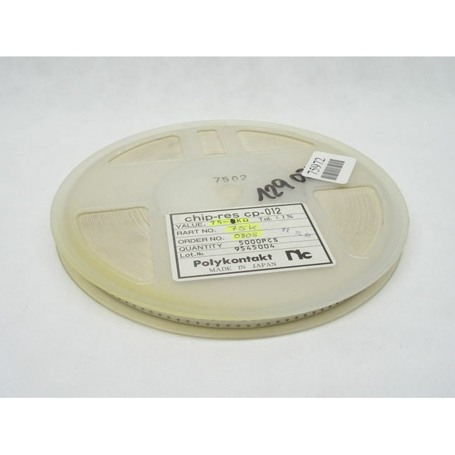 5000x SMD Widerstand 75K Ohm  / 0805 / 1% - Maranos.de