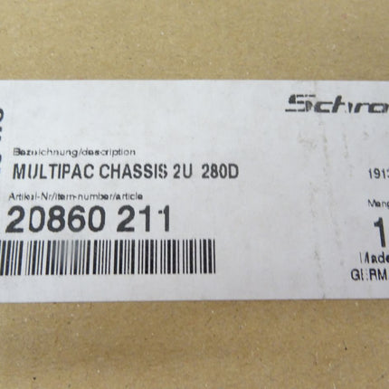 Schroff 20860211 Multipac Chassis 2U 280D / Neu OVP - Maranos.de