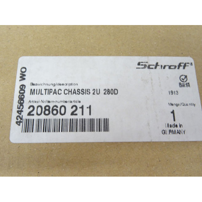 Schroff 20860211 Multipac Chassis 2U 280D / Neu OVP - Maranos.de