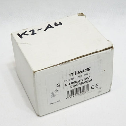 Wimex Sicherungen 500V NH 000 gG 50A 5500050 / Inhalt:3 Stück / Neu OVP - Maranos.de
