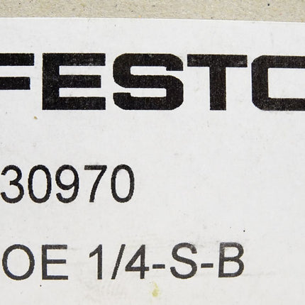 Festo 030970 LOE1/4-S-B LÖ-1/4-S-B / Neu OVP - Maranos.de