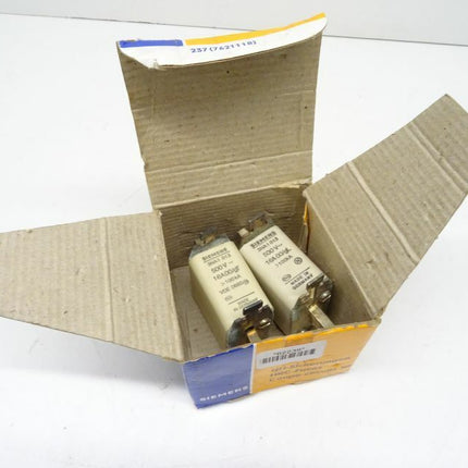 Siemens 2x 3NA1 013 Sicherung 500V / 16A 00/gT 3NA1013 / VDE0660 OVP - Maranos.de