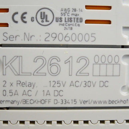 Beckhoff KL2612 Ausgangsklemme - Maranos.de