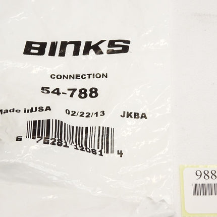 Binks 54-788 Connection / Neu OVP - Maranos.de