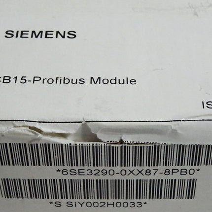 Siemens CB15-Profibus Module 6SE3290-0XX87-8PB0 / Neu OVP - Maranos.de