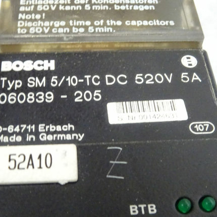 BOSCH SM 5/10-TC DC 520V 5A 060839-205 Servomodul - Maranos.de