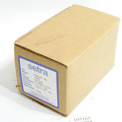 Setra 280E 280101-06 Pressure Transducer / Neu OVP - Maranos.de