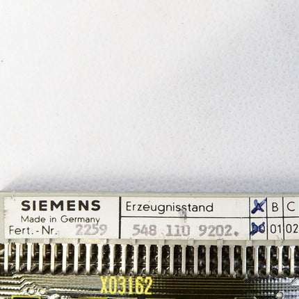 Siemens Karte 6FX1111-0AB02 5481109202.00 E:A - Maranos.de