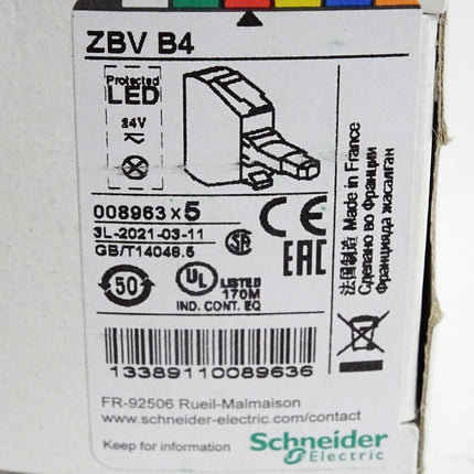 Schneider Electric LED-Modul ZBVB4 ZBV B4 008963 / Inhalt : 5 Stück / Neu OVP - Maranos.de