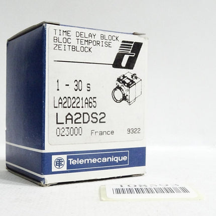 Telemecanique Zeitblock LA2DS2 LA2D221A65 1-30s 023000/ Neu OVP - Maranos.de