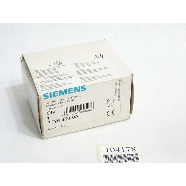 Siemens Schaltstücke für 3TB46 3TY6460-0A / Neu OVP - Maranos.de
