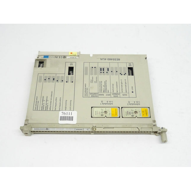 Siemens Simatic S5 6ES5460-4UA13 / 6ES5 460-4UA13 E:02 - Maranos.de