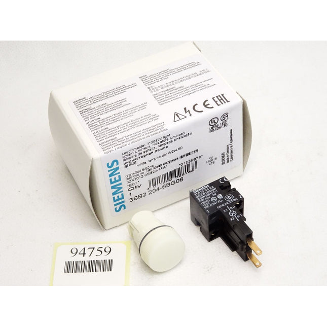 Siemens Leuchtmelder weiß 3SB2204-6BG06 (3SB2304-2A) / Neu OVP - Maranos.de