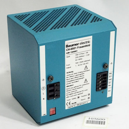 Baumer Electric ASIN 120A0001 Power Supply - Maranos.de