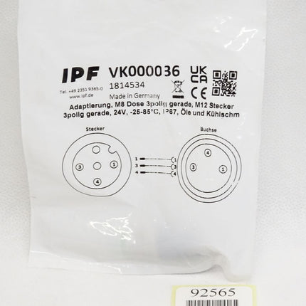 Ipf electronic VK000036 Adaptierung Adapter / Neu OVP - Maranos.de