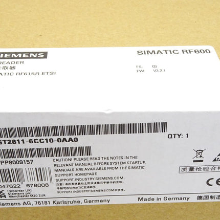 Siemens RF615R ETSI RF Reader 6GT2811-6CC10-0AA0 / Neu OVP versiegelt - Maranos.de
