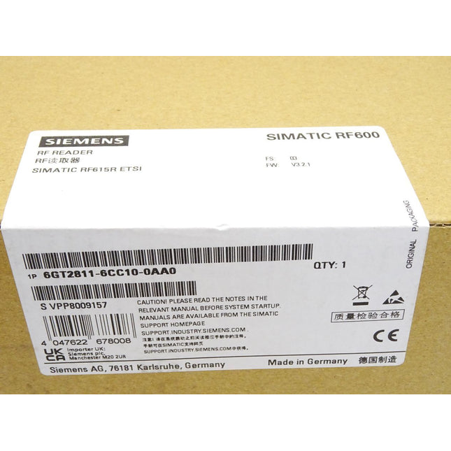 Siemens RF615R ETSI RF Reader 6GT2811-6CC10-0AA0 / Neu OVP versiegelt - Maranos.de